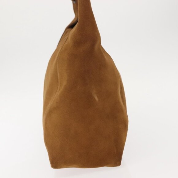 GUCCI Shoulder Bag Suede Brown Auth 151911 - Picture 5 of 16